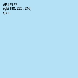 #B4E1F6 - Sail Color Image