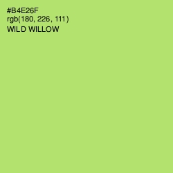 #B4E26F - Wild Willow Color Image
