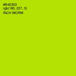 #B4E303 - Inch Worm Color Image