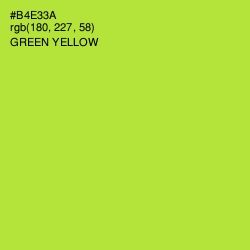 #B4E33A - Green Yellow Color Image
