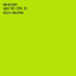 #B4E408 - Inch Worm Color Image