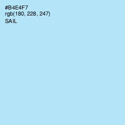 #B4E4F7 - Sail Color Image