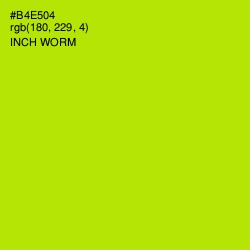 #B4E504 - Inch Worm Color Image