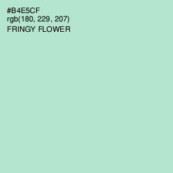 #B4E5CF - Fringy Flower Color Image