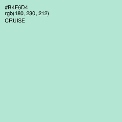 #B4E6D4 - Cruise Color Image