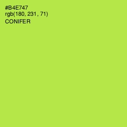 #B4E747 - Conifer Color Image