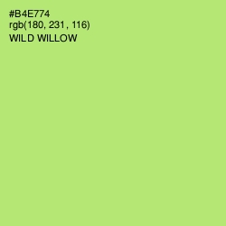 #B4E774 - Wild Willow Color Image