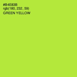 #B4E83B - Green Yellow Color Image