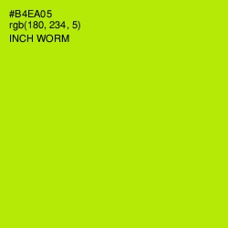 #B4EA05 - Inch Worm Color Image