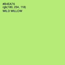 #B4EA76 - Wild Willow Color Image
