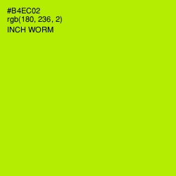#B4EC02 - Inch Worm Color Image