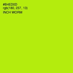 #B4ED0D - Inch Worm Color Image