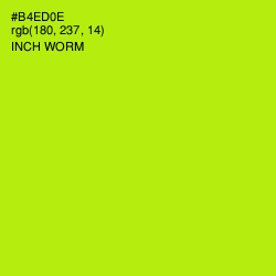 #B4ED0E - Inch Worm Color Image