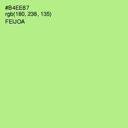 #B4EE87 - Feijoa Color Image