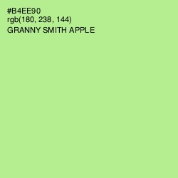 #B4EE90 - Granny Smith Apple Color Image