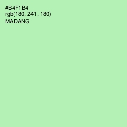 #B4F1B4 - Madang Color Image