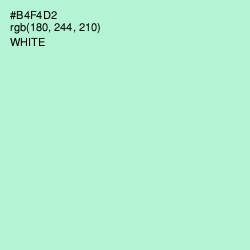 #B4F4D2 - Magic Mint Color Image