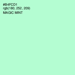 #B4FCD1 - Magic Mint Color Image