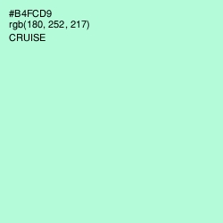 #B4FCD9 - Cruise Color Image