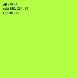 #B4FE43 - Conifer Color Image