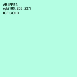 #B4FFE3 - Ice Cold Color Image