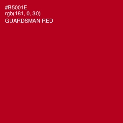 #B5001E - Guardsman Red Color Image