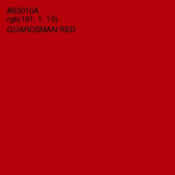 #B5010A - Guardsman Red Color Image