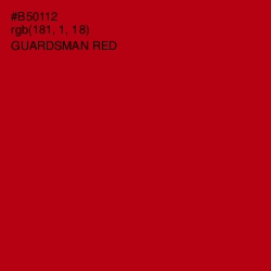 #B50112 - Guardsman Red Color Image