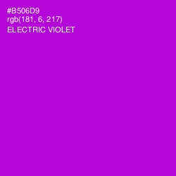 #B506D9 - Electric Violet Color Image