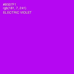 #B507F1 - Electric Violet Color Image