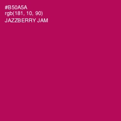 #B50A5A - Jazzberry Jam Color Image