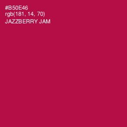 #B50E46 - Jazzberry Jam Color Image