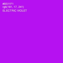 #B511F1 - Electric Violet Color Image