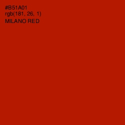 #B51A01 - Milano Red Color Image