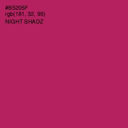 #B5205F - Night Shadz Color Image