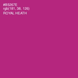 #B5267E - Royal Heath Color Image
