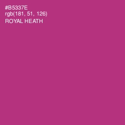 #B5337E - Royal Heath Color Image