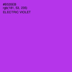 #B535EB - Electric Violet Color Image