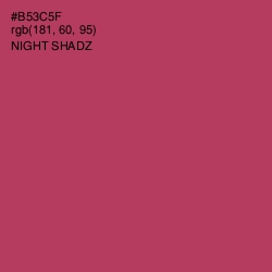 #B53C5F - Night Shadz Color Image