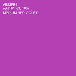 #B53FB4 - Medium Red Violet Color Image