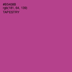 #B5408B - Tapestry Color Image