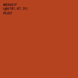 #B5431F - Rust Color Image