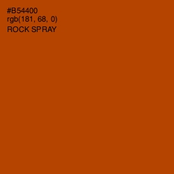 #B54400 - Rock Spray Color Image