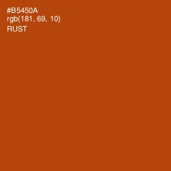 #B5450A - Rust Color Image
