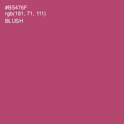 #B5476F - Blush Color Image