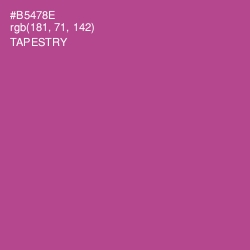 #B5478E - Tapestry Color Image