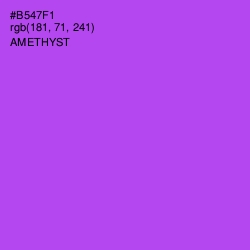 #B547F1 - Amethyst Color Image