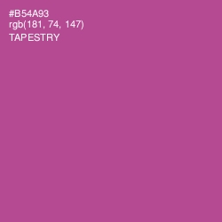 #B54A93 - Tapestry Color Image