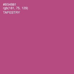 #B54B81 - Tapestry Color Image