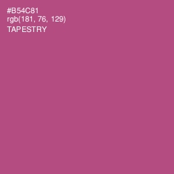 #B54C81 - Tapestry Color Image
